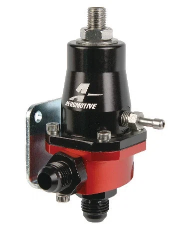 Fuel Pressure Regulator Adjustable Fuel Pressure Universal Fit Aeromotive 13105-BGPL